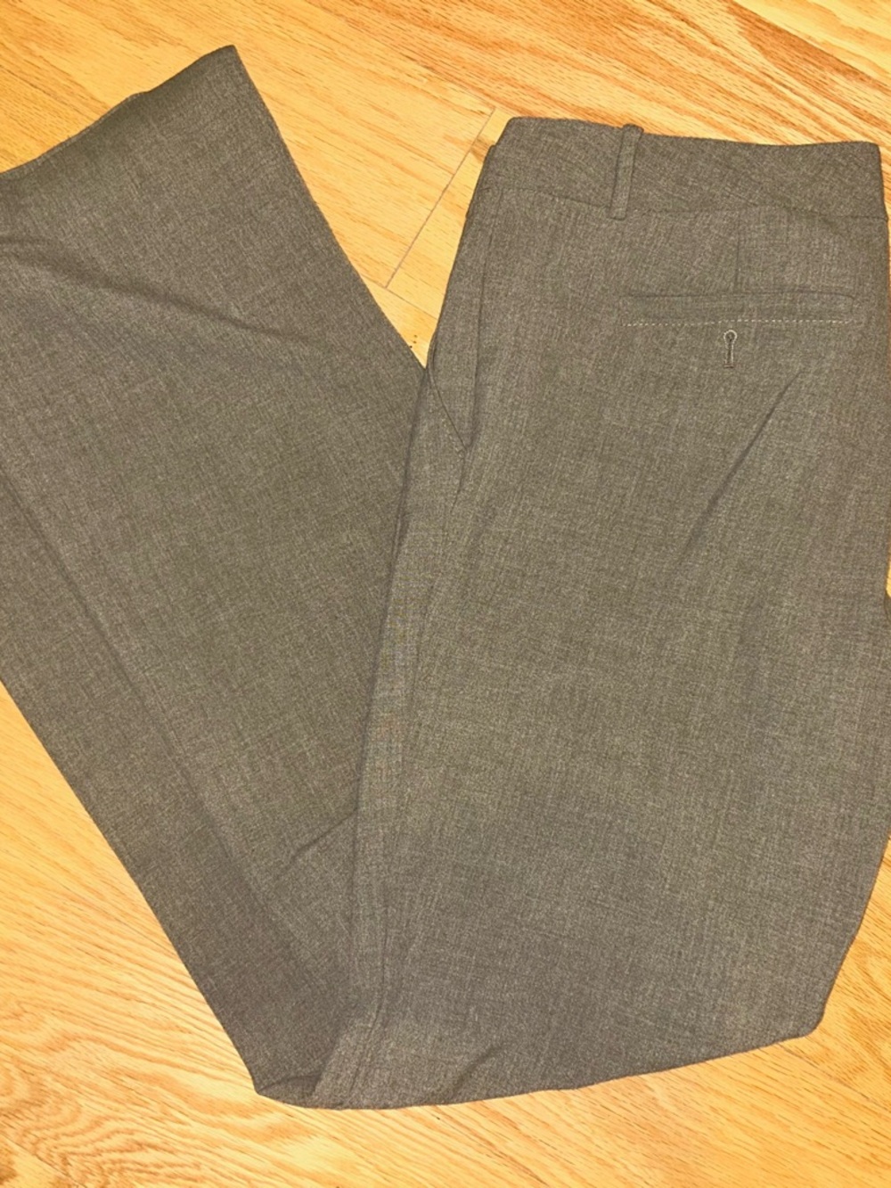The Limited Drew Fit Brown Boot-Cut Dress Pants